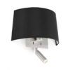 Wandleuchte mit LED-Player schwarz VOLTA