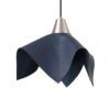 FAUNA LED-Lampe aus blauem Leder - 2