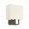 Braune Wandlampe VESPER