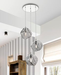 Deckenlampe 3 Lampen dimmbar PETRA ambience
