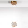 Deckenleuchte 1 LED-Lampe 12cm Ø gold AUSTRAL