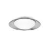 Deckenleuchte Mittelweiß und Nickel SIDE LED 15W