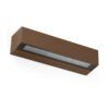 DORO-13 LED-Aussenwandleuchte Rostbraun