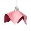 FAUNA LED-Lampe aus rosafarbenem Leder
