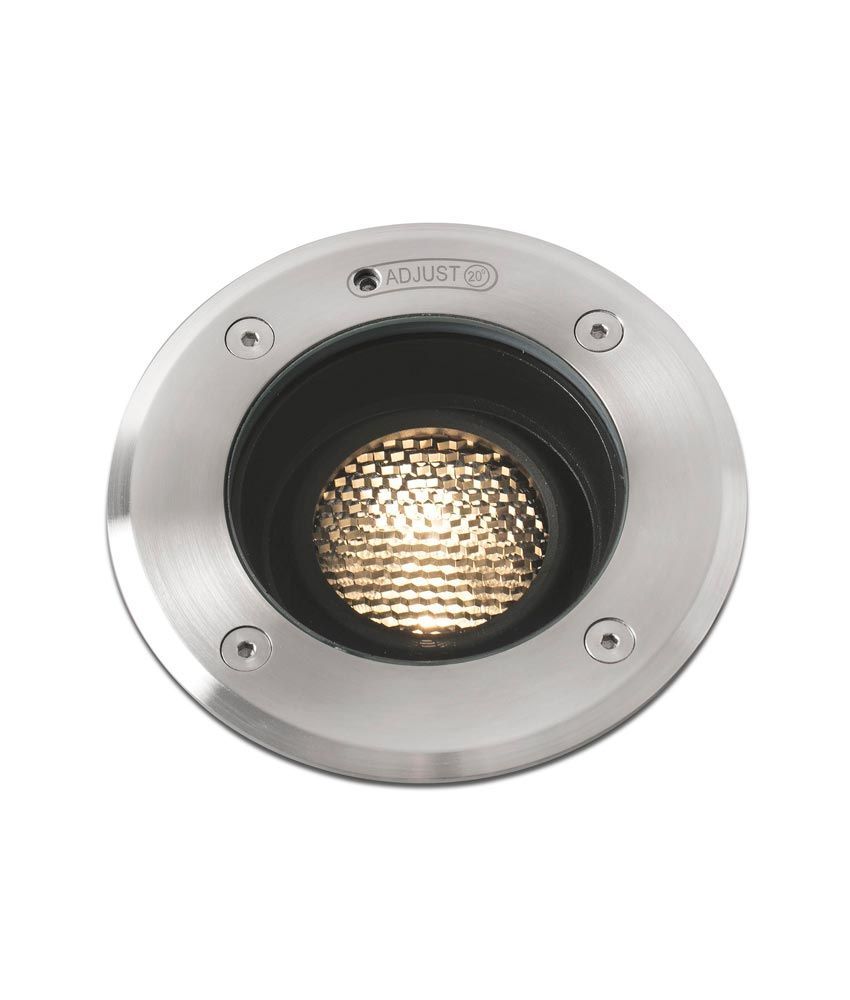 GEISER Verstellbarer LED-Einbaustrahler grau