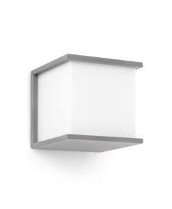 Graue Wandlampe KUBICK