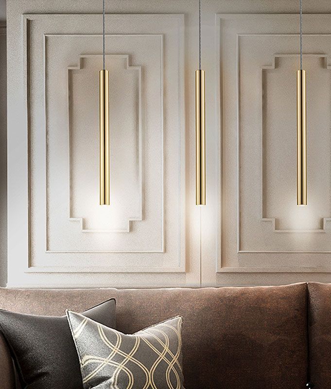 VARAS dimmbare LED-Lampe goldglänzend - 2