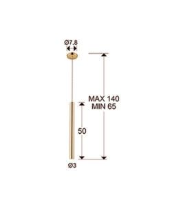 VARAS dimmbare LED-Lampe goldglänzend - 3