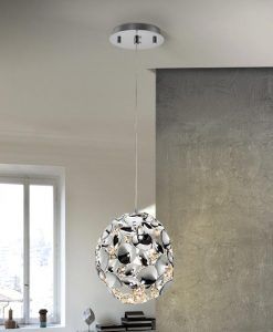 Lampe 18 cm Ø Chrom NARISA E27 Ambiente