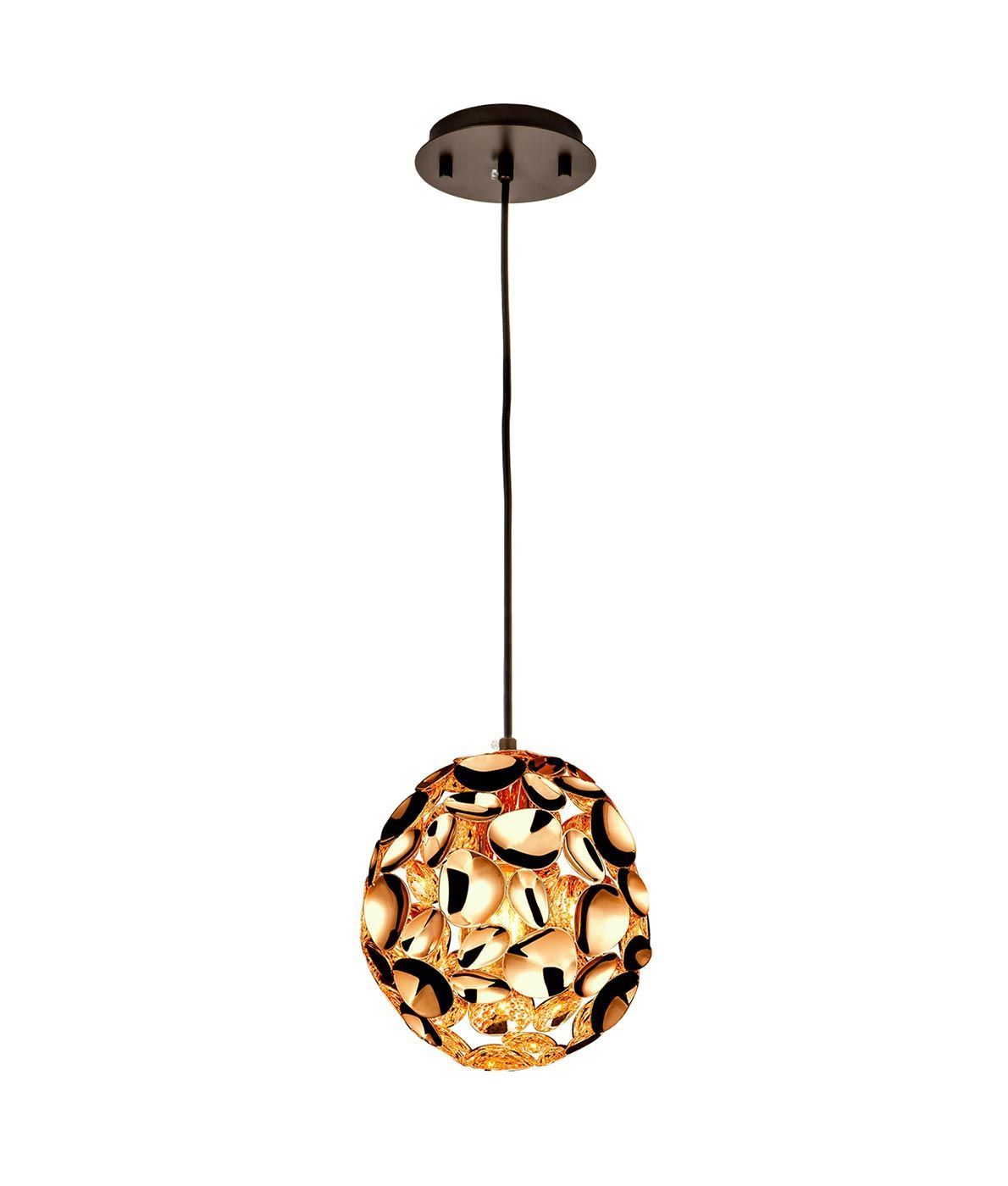 Lampe 18 cm Ø Roségold NARISA E27