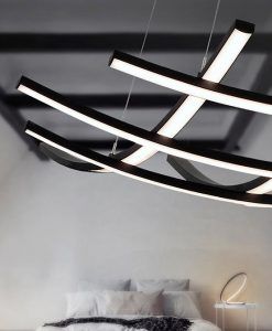 LED-Deckenleuchte schwarz 60 Ø TRAMA II Details