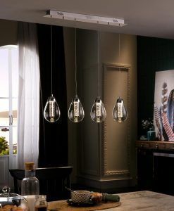 Lineare Deckenleuchte mit 4 LED-Leuchten TACCIA ambience 2