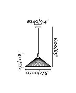 Maßnahmen olivgrüner Anhänger 70 cm Durchmesser HUE IN