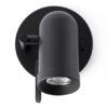 Minimalistische schwarze Wandlampe 1 Lampe ORLEANS