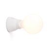 Minimalistische weiße Wandlampe KERA