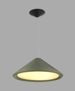 Olivgrüner Anhänger 70 cm Durchmesser HUE IN detail 2