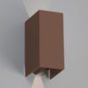 Rostbraune Wandleuchte BLIND LED