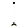 Schwarz-goldene LED-Seitenleuchte