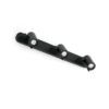 Schwarze Wandlampe mit 3 Spots ORLEANS