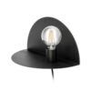 Schwarze Wandlampe NIT