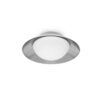 SIDE Kleine LED-Deckenleuchte in Weiß und Nickel