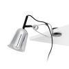 STUDIO Schreibtischlampe mit Klemme in Chrom und Weiß
