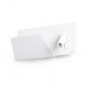 SUAU Wandlampe weiß links USB