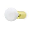 TEN minimalistische Wand- oder Deckenlampe in satiniertem Gold