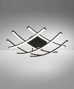TRAMA II schwarz LED-Deckenleuchte 60 Ø Details