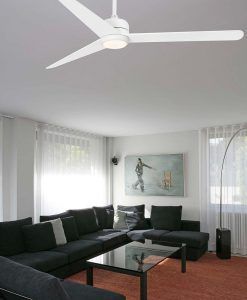 Ventilator weiß DC-Motor 132 cm Durchmesser NU LED ambience