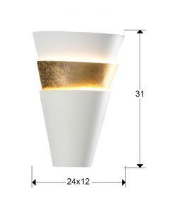 Wandlampe 1 Licht Messungen ISIS