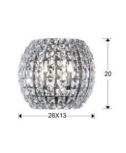 Wandlampe 2 Lichter DIAMOND Größen