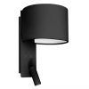Wandlampe mit LED-Player schwarz FOLD