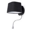 Wandlampe mit LED-Player schwarz SWEET