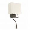 Wandlampe VESPER mit LED-Player braun und beige
