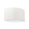 Wandleuchte aus beigem, gebogenem Stoff 2 Lichter COTTON