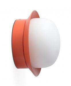 Korallenfarbene Wand- oder Deckenleuchte MAY LED MAY LED 2