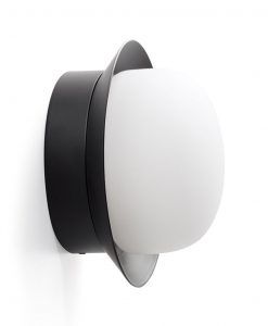 Schwarze Wand- oder Deckenleuchte MAY LED 2