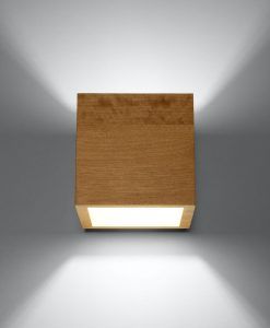 Wandleuchte aus Holz QUAD 2