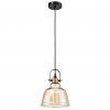 Glaslampe Ø 20 cm Bernstein IRVING