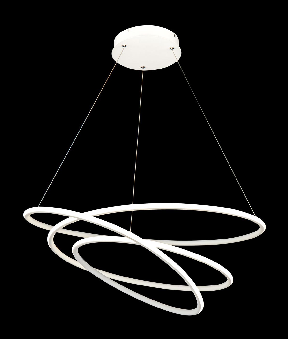 NOLA weiße LED-Lampe Ø 73 cm 2