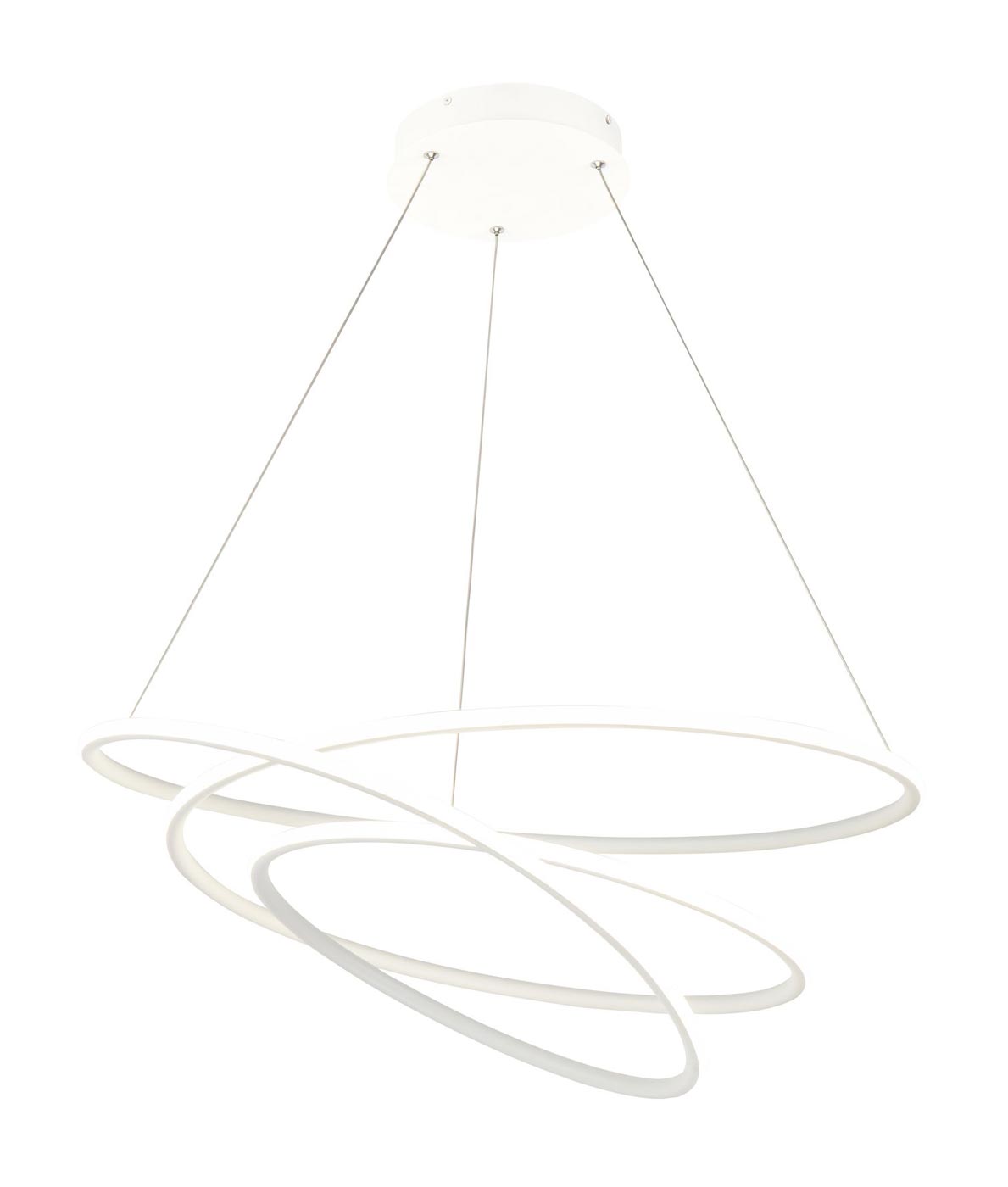 NOLA weiße LED-Lampe Ø 73 cm