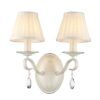 Beige und Gold Wandleuchte 2 Lichter BRIONIA