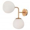 Gold und Kristall Wandleuchte 2 Lichter ERICH