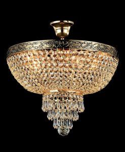 Kristall-Lampe 5 Lichter Ø 40 cm PALACE 2
