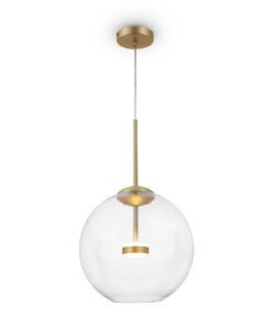 Pendelleuchte gold Ø 35 cm COMETA LED - N