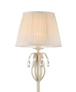 Stehleuchte BRIONIA in Beige und Gold 2