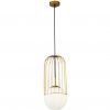 Weiß-goldene Lampe Ø 20 cm TELFORD