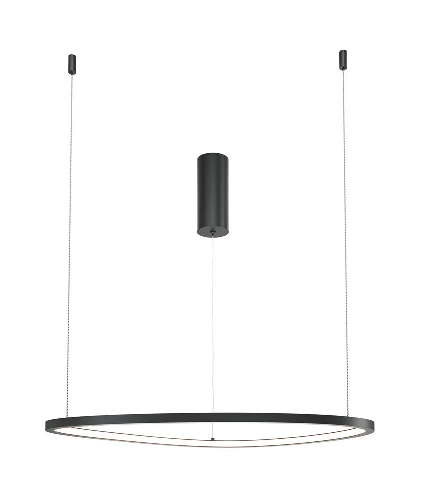 GLINT LED schwarze Leuchte 58 cm