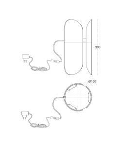 INSIGHT LED Tischleuchte - Masse